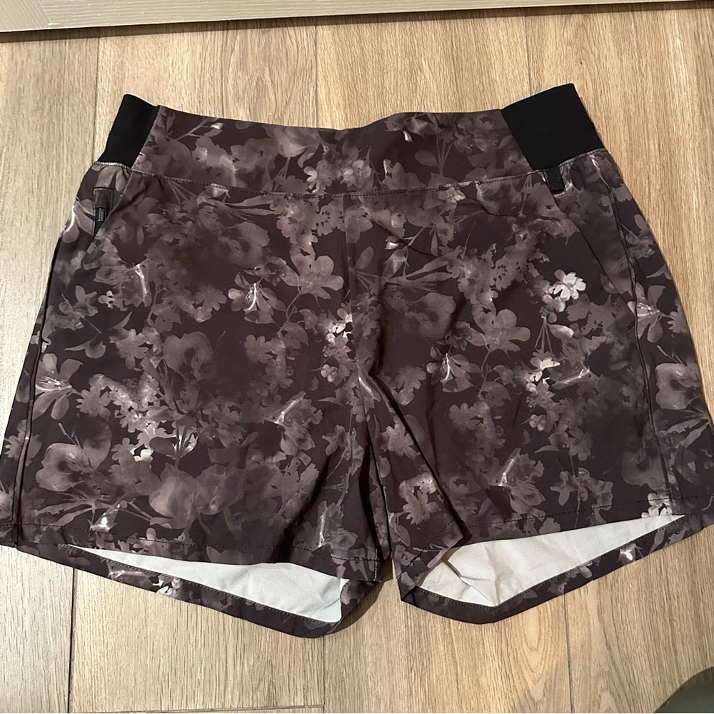 Athleta Black and Gray Athletic Shorts
